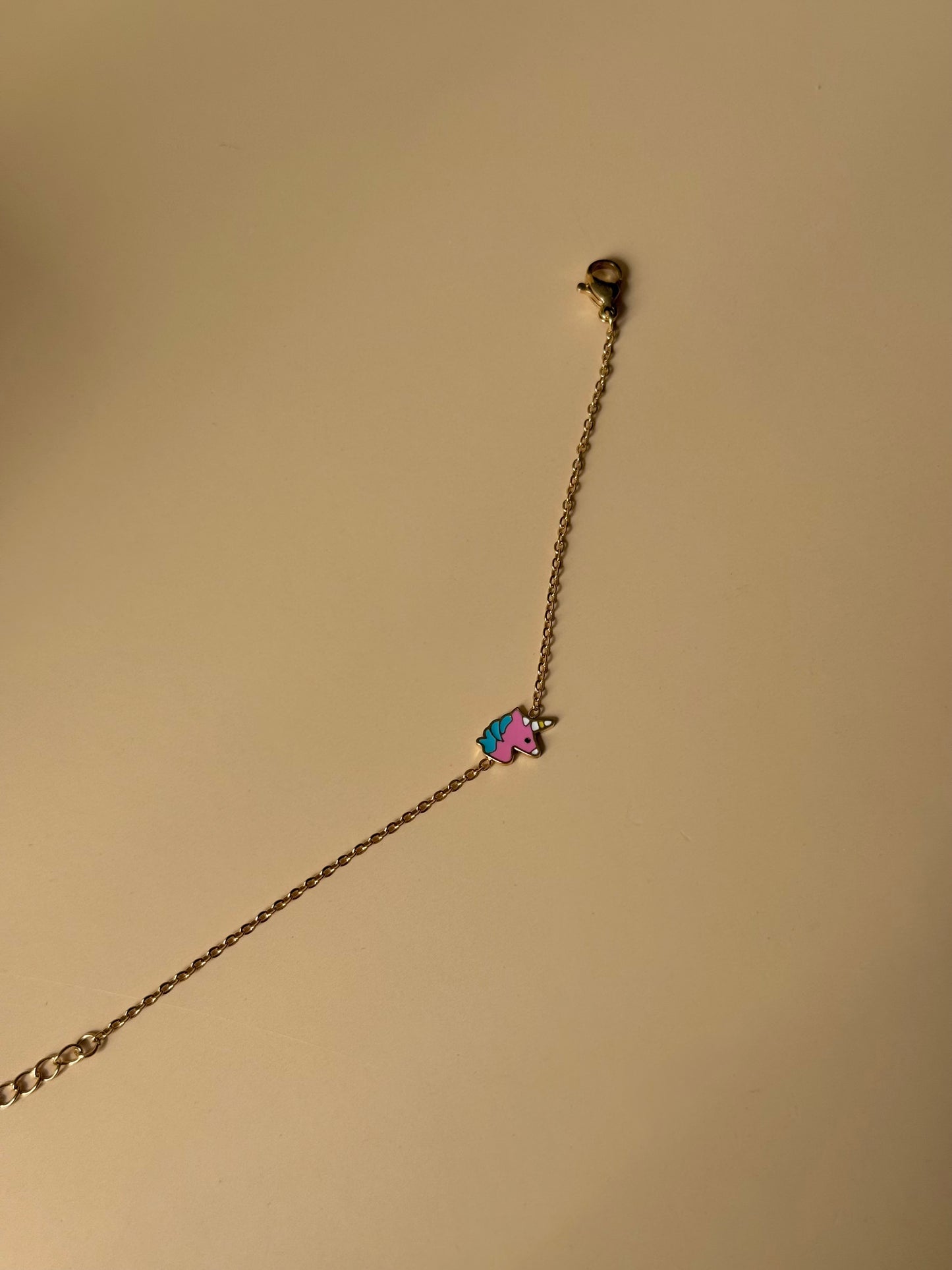 Bracelet Licorne Rose