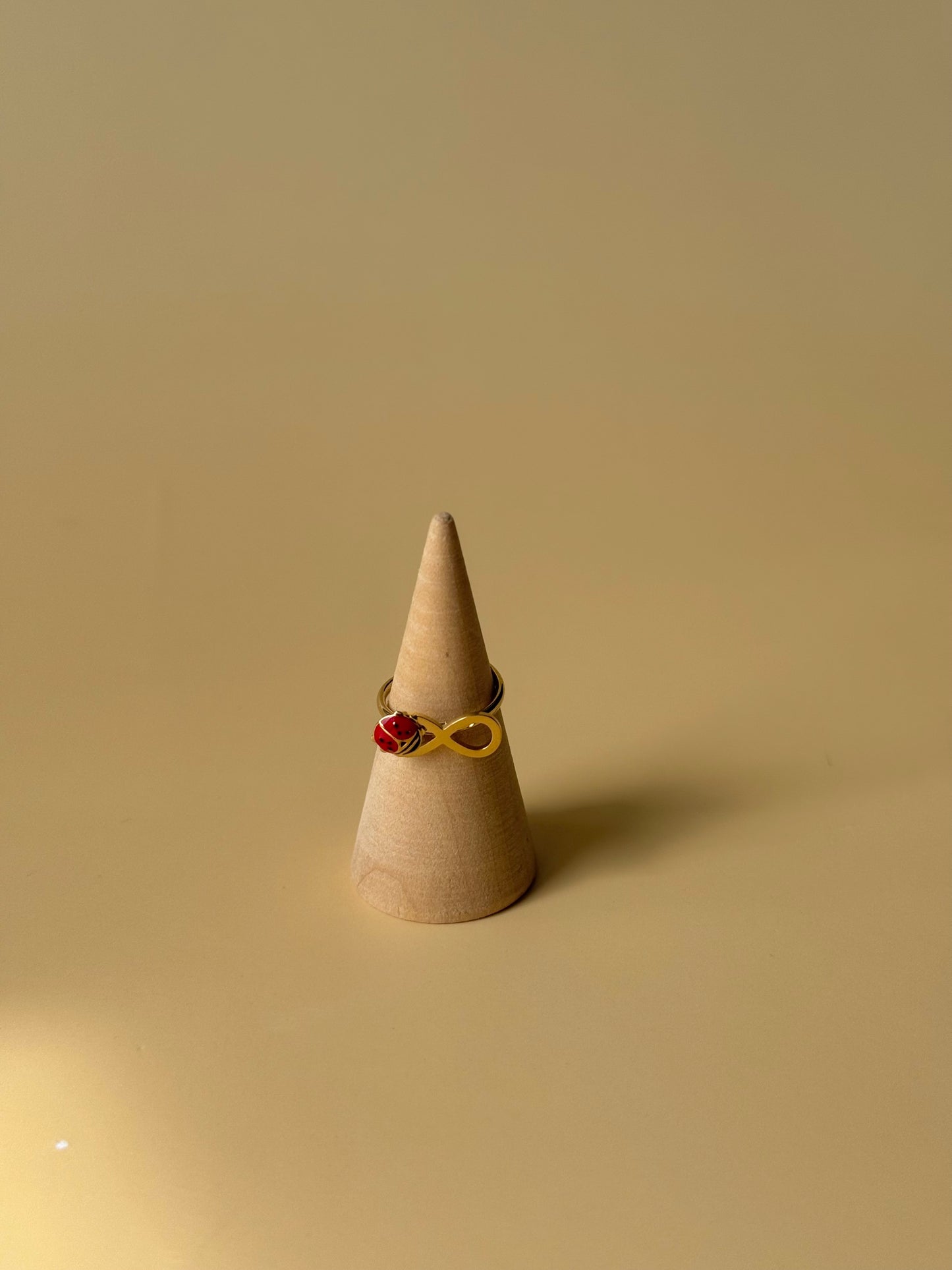 Bague Coccinelle infinity
