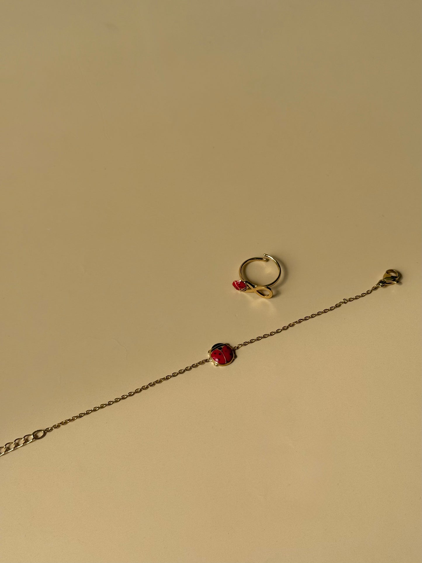 Parure Coccinelle infinity