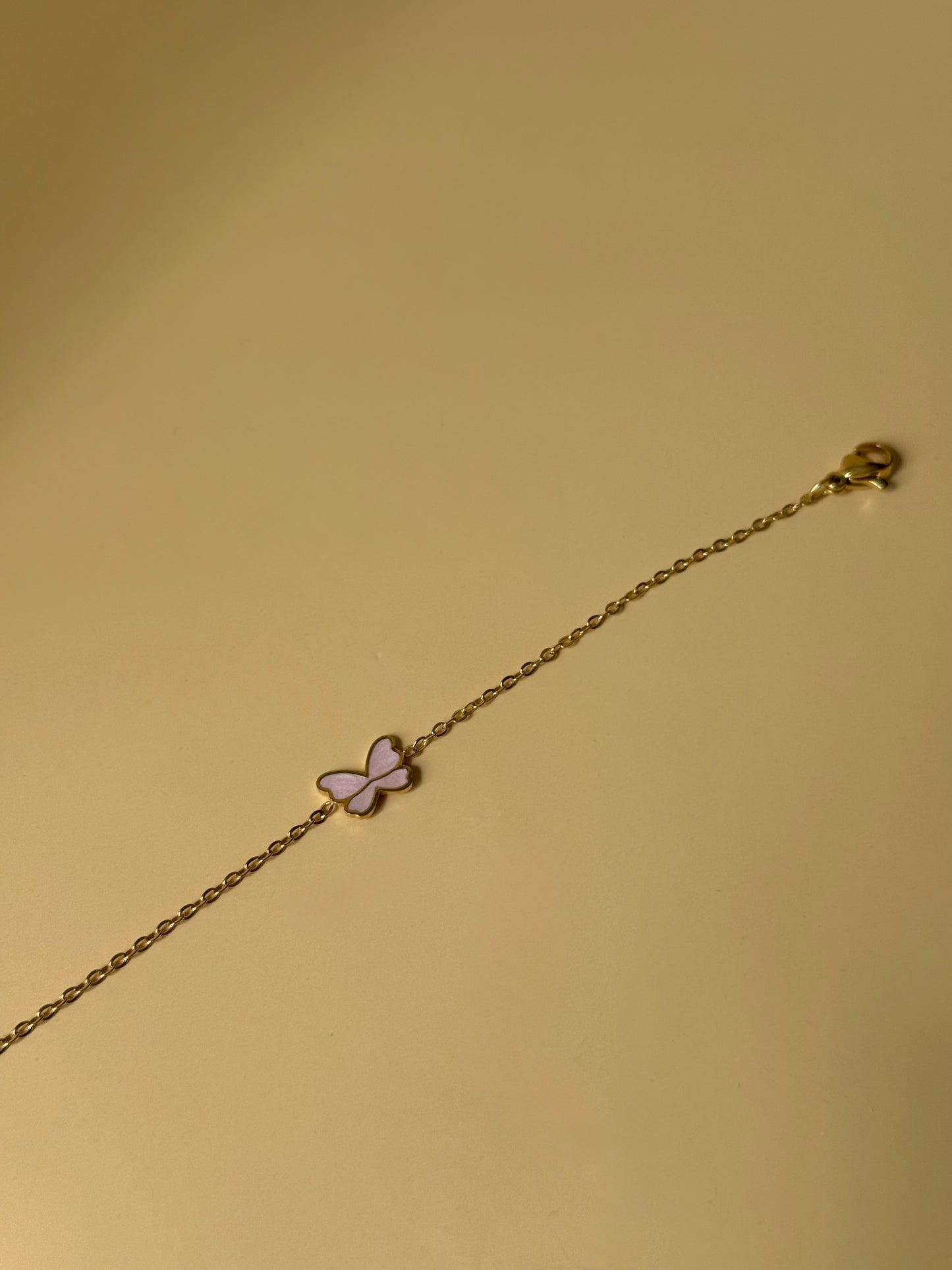 Bracelet Papillon Rose