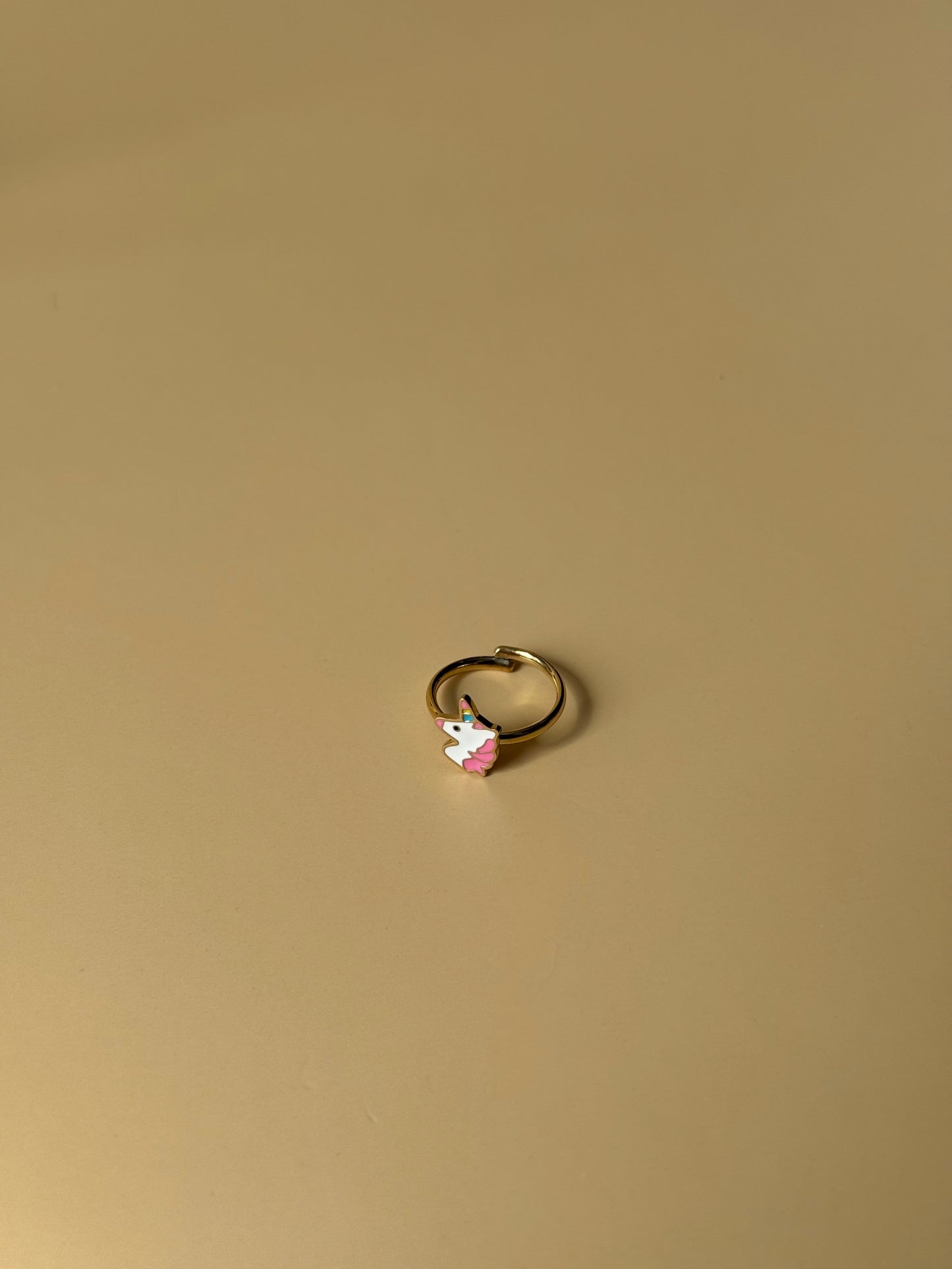 Bague Licorne Rose