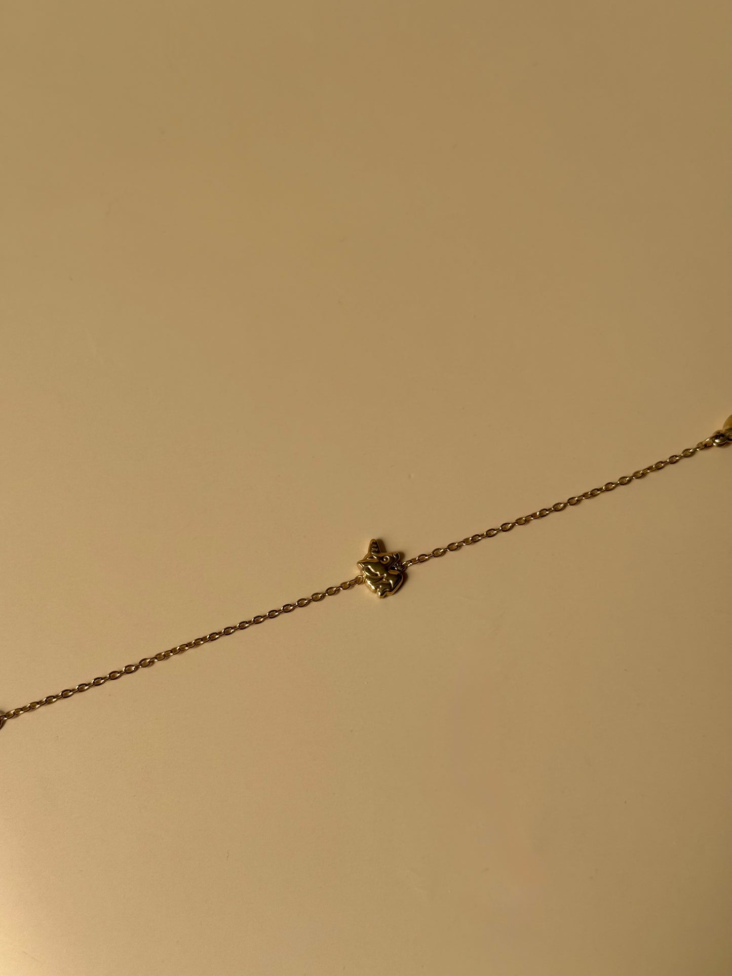 Bracelet Licorne dorée