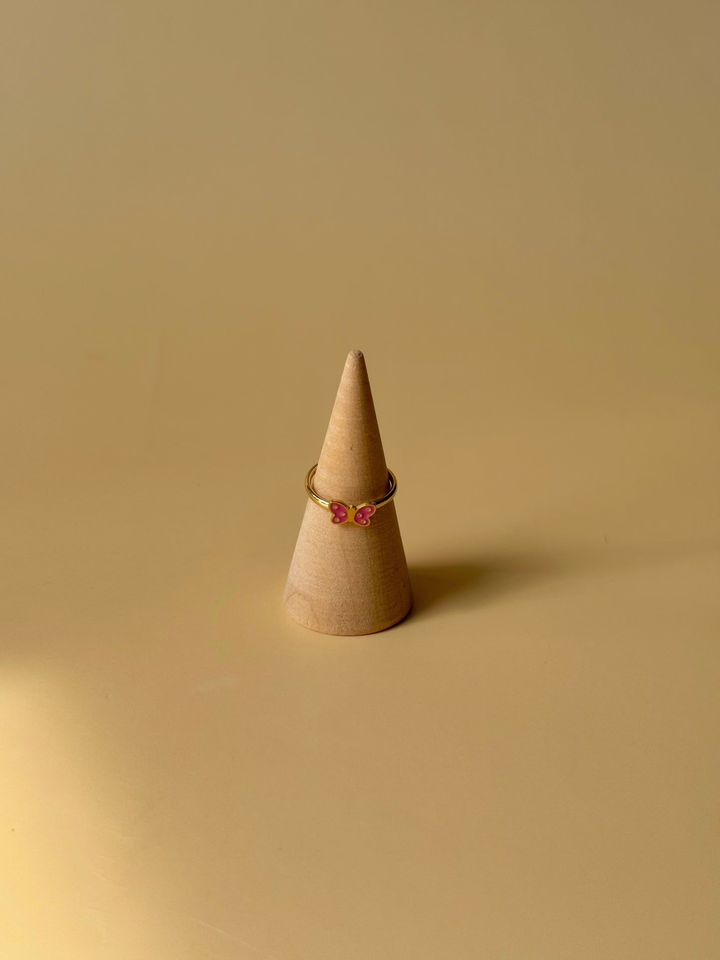 Bague Papillon Rose
