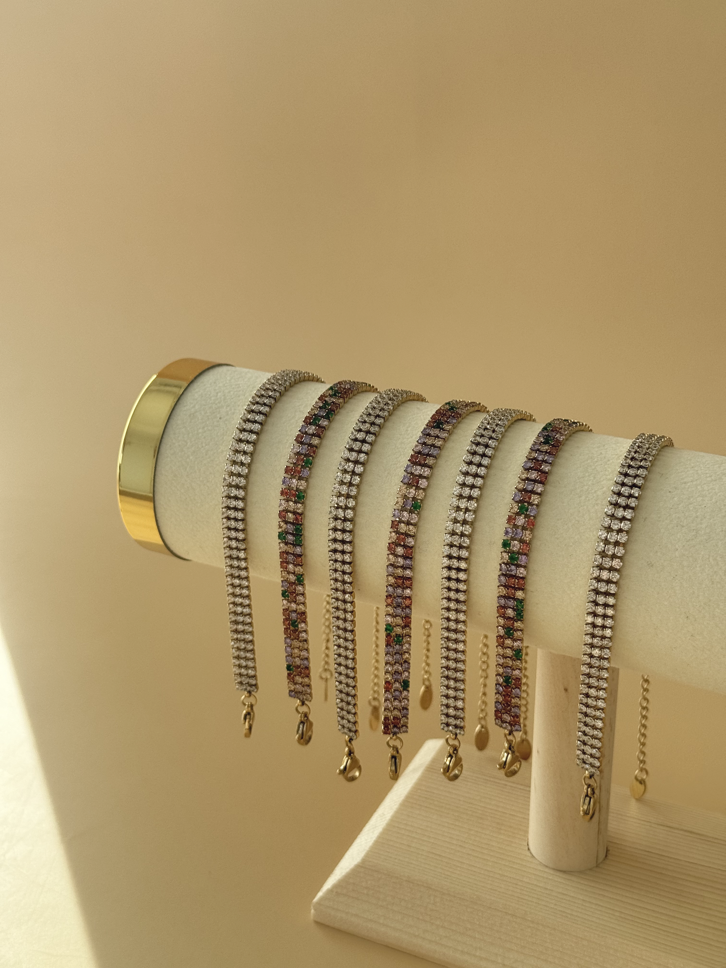 Bracelet Jade coloré