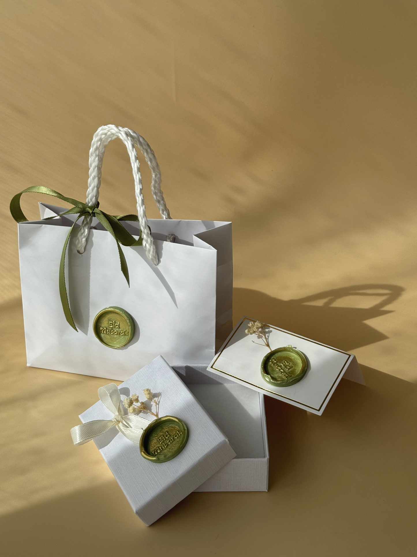 Emballage cadeau Eid - Modèle Blanc