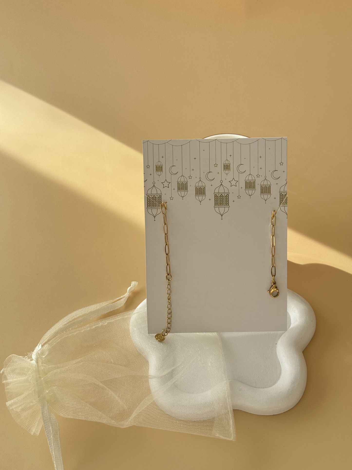 Bracelet jeunes filles au choix & carte Eid Mubarak