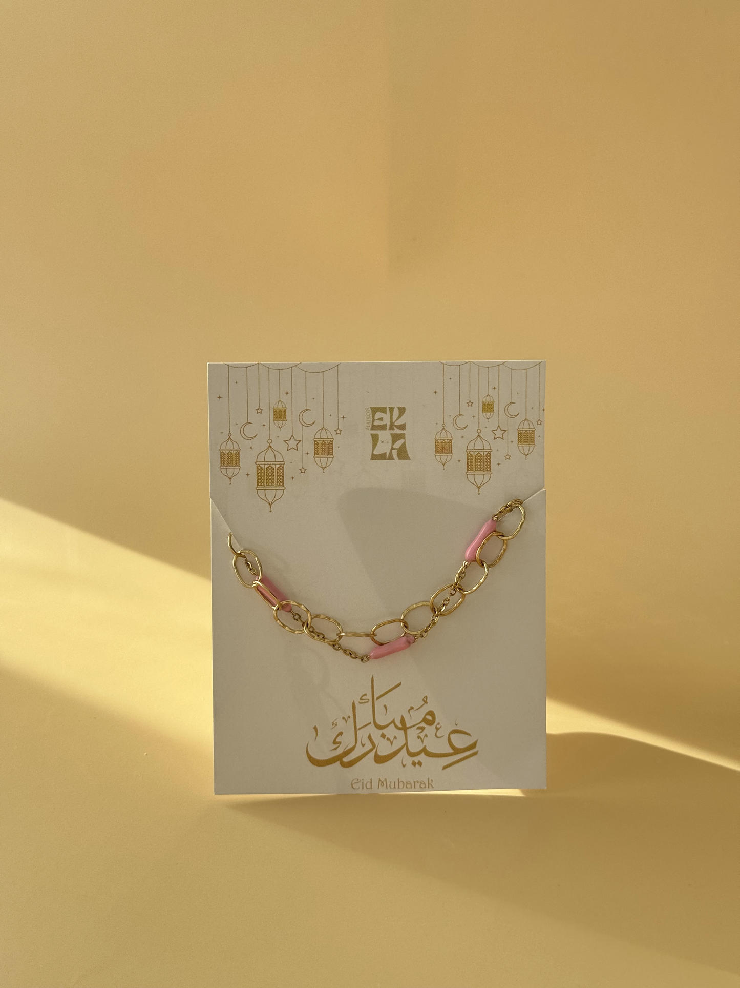 Bracelet jeunes filles au choix & carte Eid Mubarak