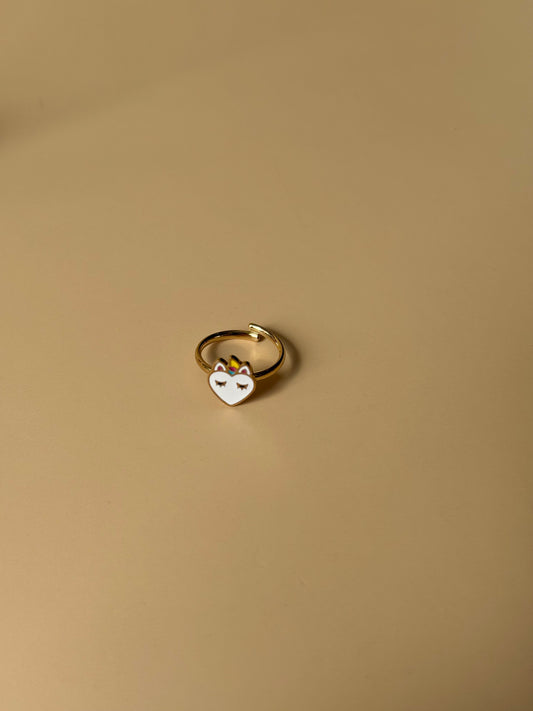 Bague Coeur Licorne