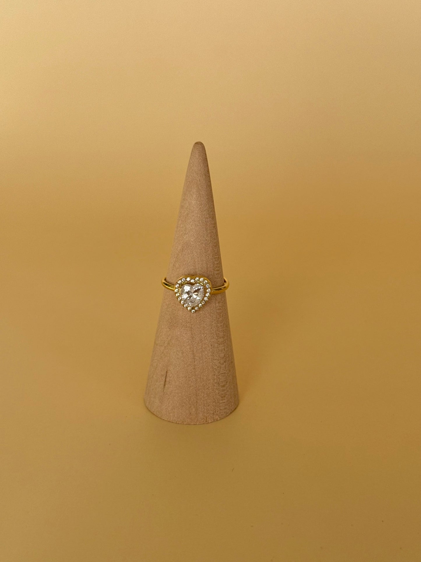 Bague Jade coeur