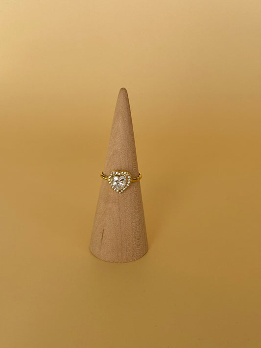 Bague Jade coeur
