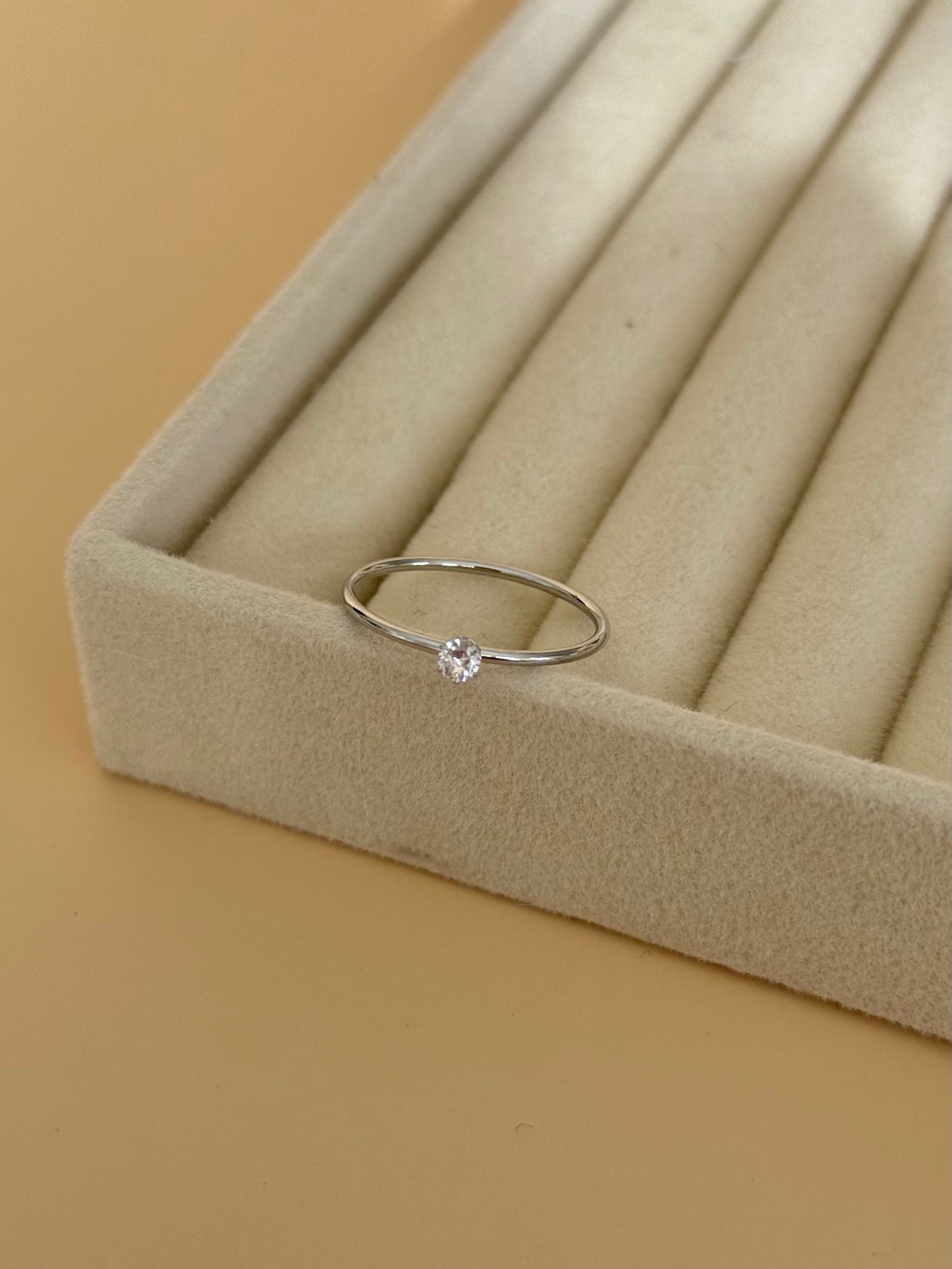 [GAMME PREMIUM PLAQUÉ OR ] Bague Cyria Silver
