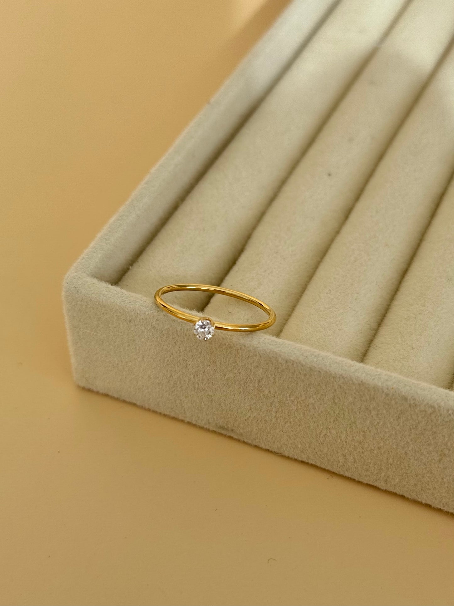 [GAMME PREMIUM PLAQUÉ OR ] Bague Cyria