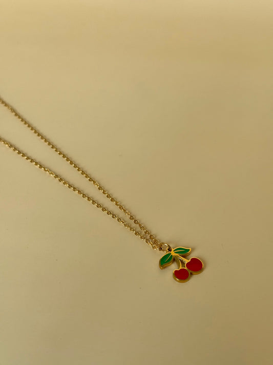 Collier cerises