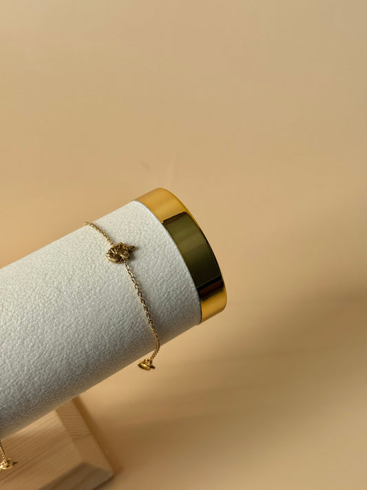 Bracelet Licorne dorée