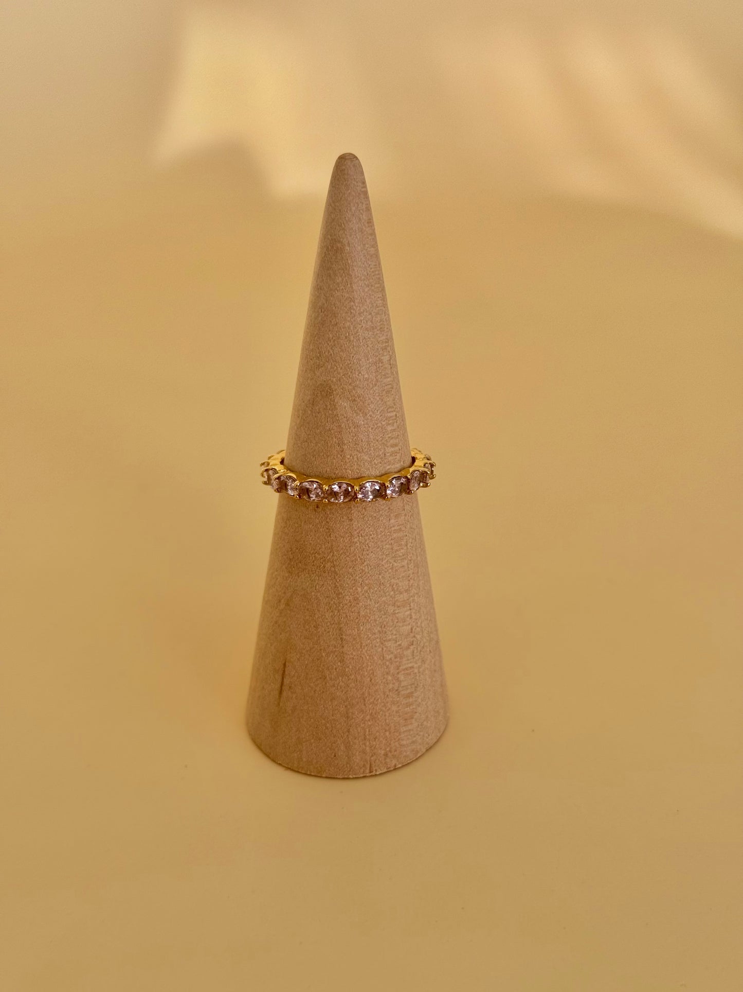 [GAMME PREMIUM PLAQUÉ OR ] Bague Rosie
