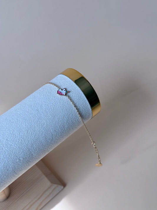 Bracelet Licorne Blanche
