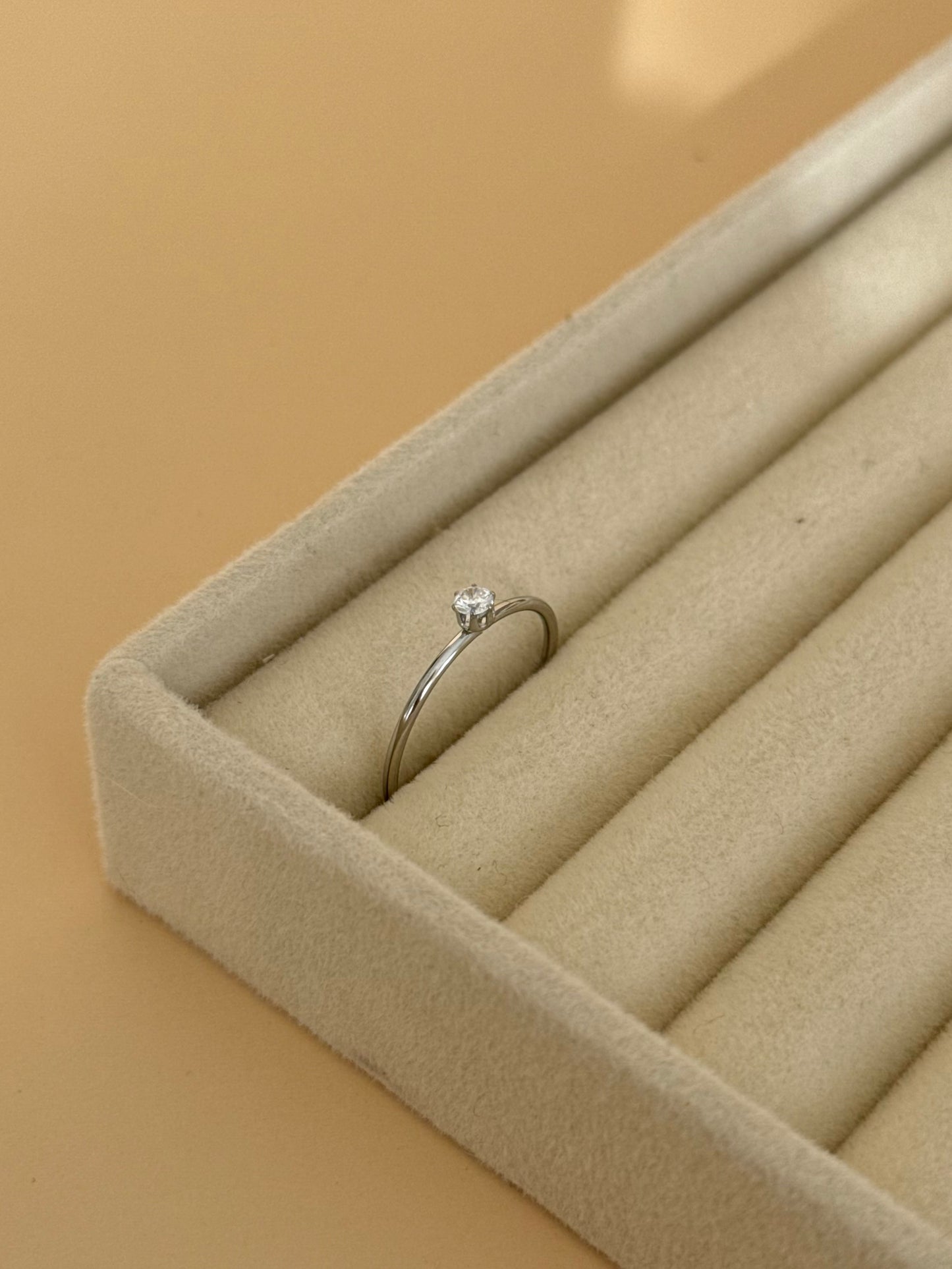 [GAMME PREMIUM PLAQUÉ OR ] Bague Cyria Silver