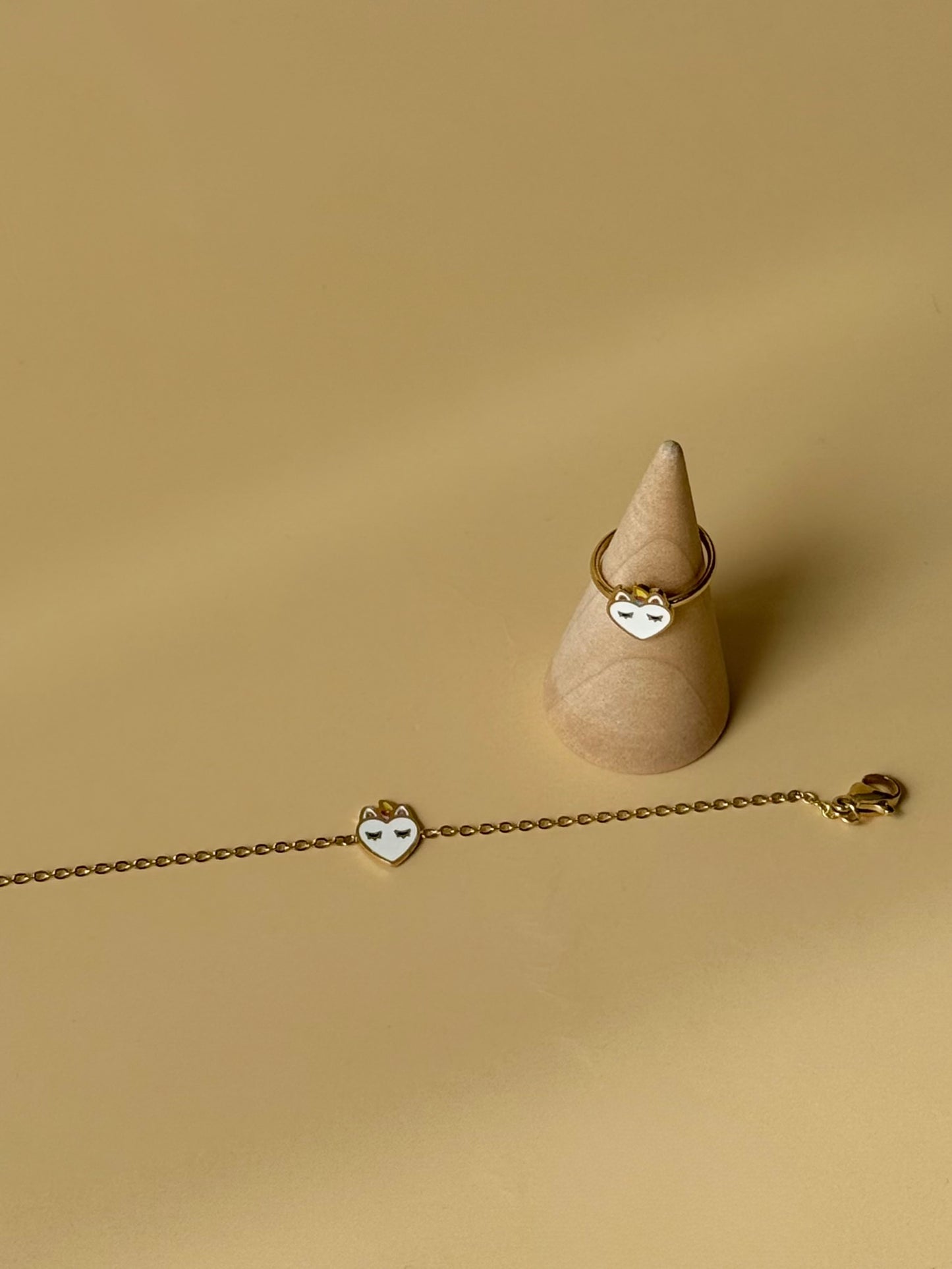 Parure Coeur Licorne
