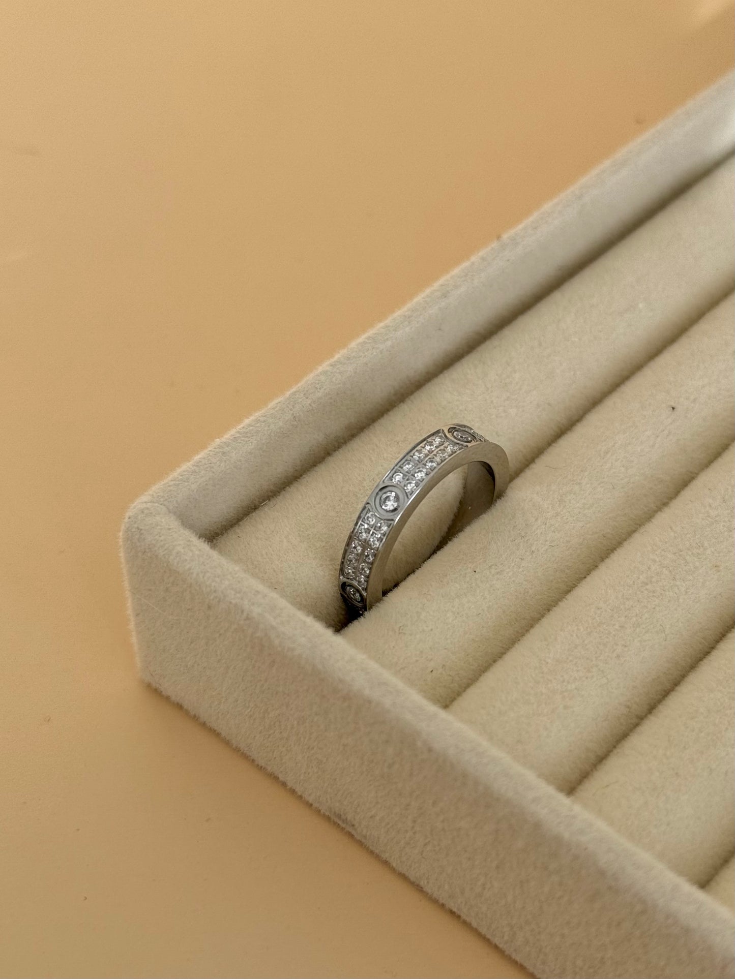 [GAMME PREMIUM PLAQUÉ OR ] Bague Nevy Silver