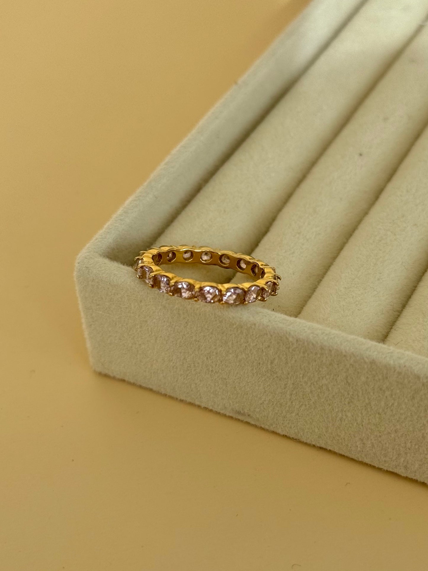 [GAMME PREMIUM PLAQUÉ OR ] Bague Rosie
