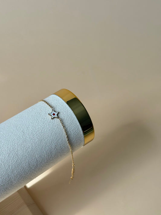Bracelet Etoile Blanche