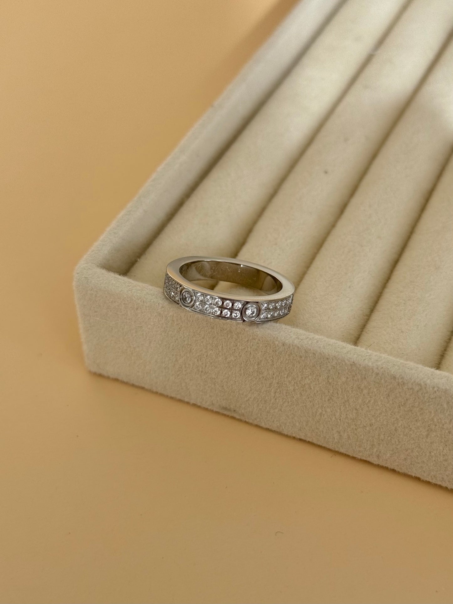 [GAMME PREMIUM PLAQUÉ OR ] Bague Nevy Silver