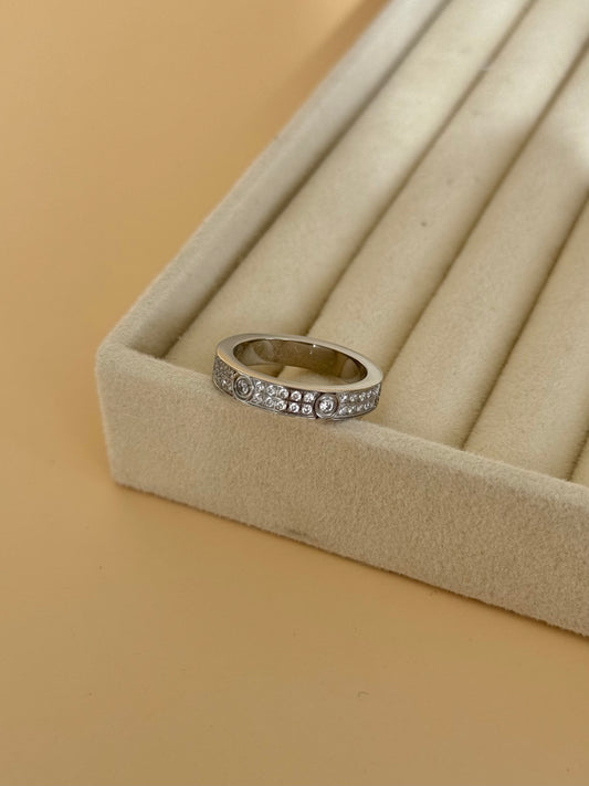 [GAMME PREMIUM PLAQUÉ OR ] Bague Nevy Silver