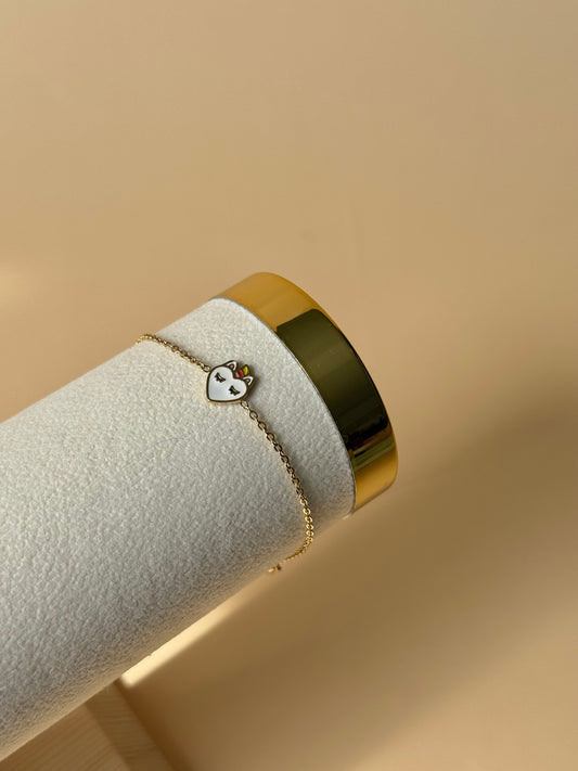 Bracelet Coeur Licorne