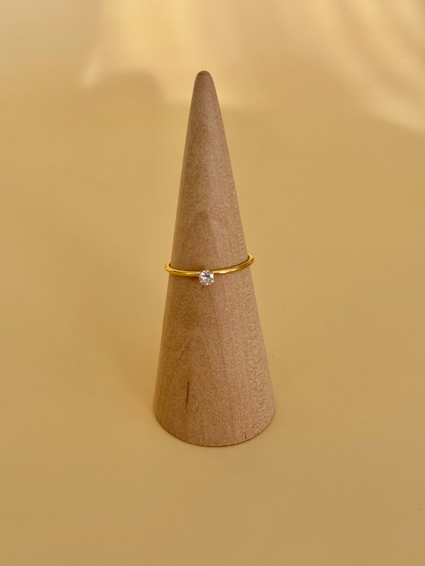 [GAMME PREMIUM PLAQUÉ OR ] Bague Cyria