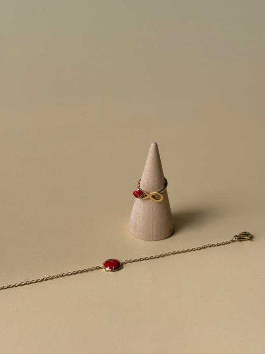 Parure Coccinelle infinity