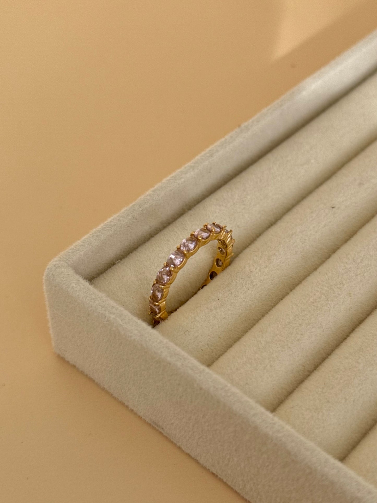 [GAMME PREMIUM PLAQUÉ OR ] Bague Rosie
