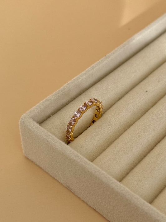 [GAMME PREMIUM PLAQUÉ OR ] Bague Rosie