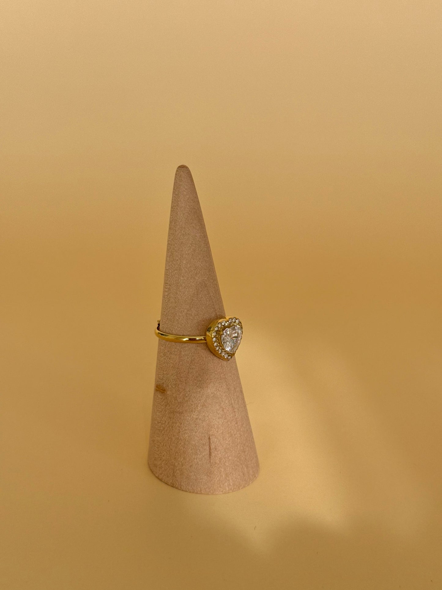 Bague Jade coeur