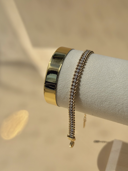 [GAMME PREMIUM PLAQUÉ OR ] Bracelet Berlin