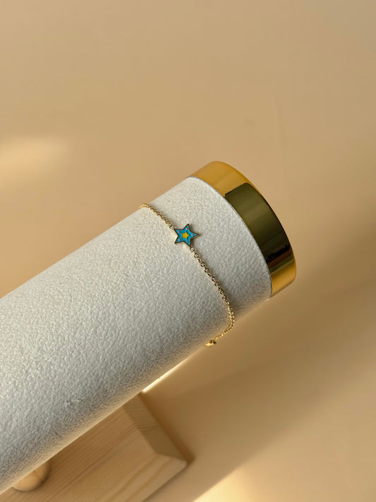 Bracelet Étoile bleue
