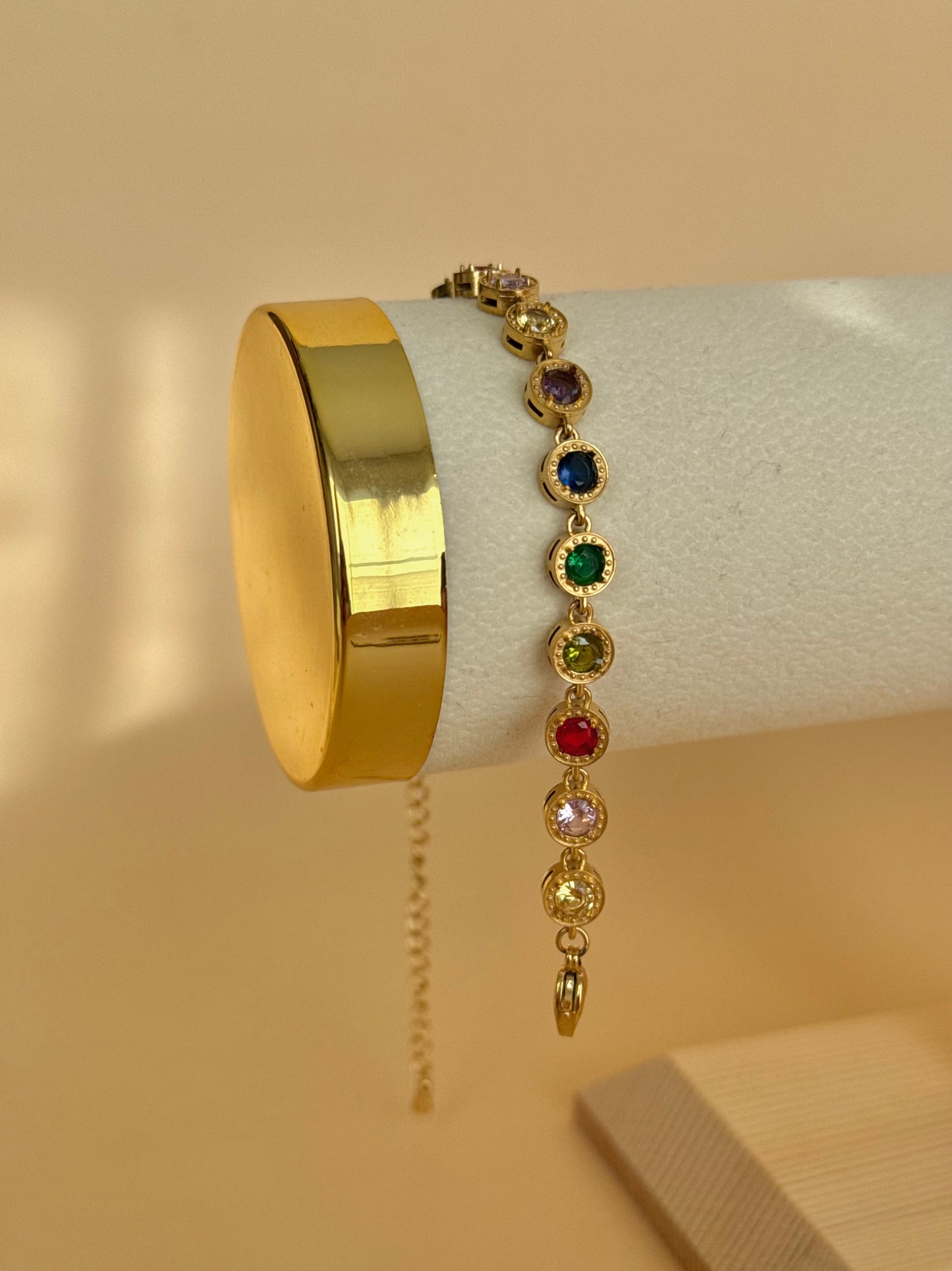 [GAMME PREMIUM PLAQUÉ OR ] Bracelet Ankara